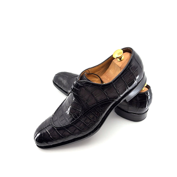 Ugo Vasare Jayden Alligator Shoe - Grey