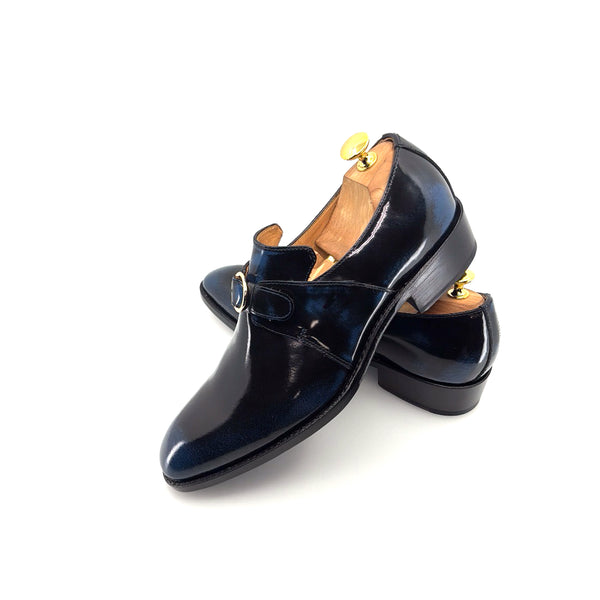 Ugo Vasare Patent Leather Slip-On - Blue