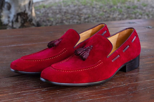 Maurice Suede Loafer - Ruby