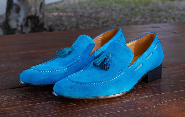 Maurice Suede Belt - Turquoise