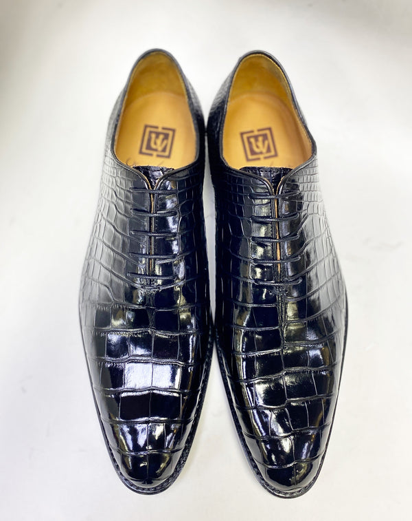 Ugo Vasare Alligator Oxford - Black