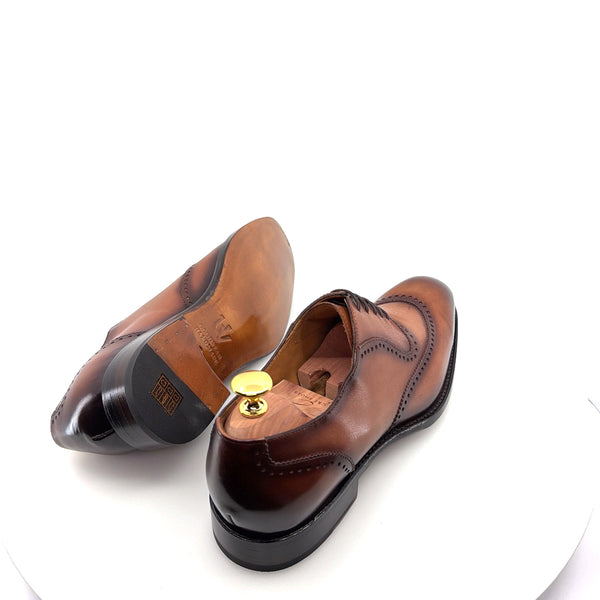 Ugo Vasare Charlton Calfskin Oxford - Walnut