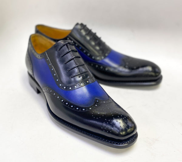 Ugo Vasare Calfskin Oxford - Navy