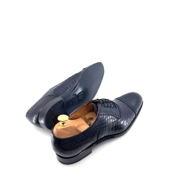 Ugo Vasare Alligator Oxford - Navy