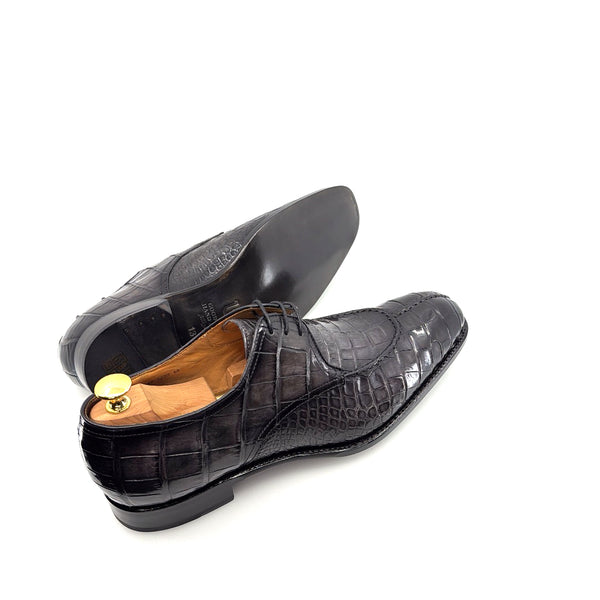 Ugo Vasare Jayden Alligator Shoe - Grey