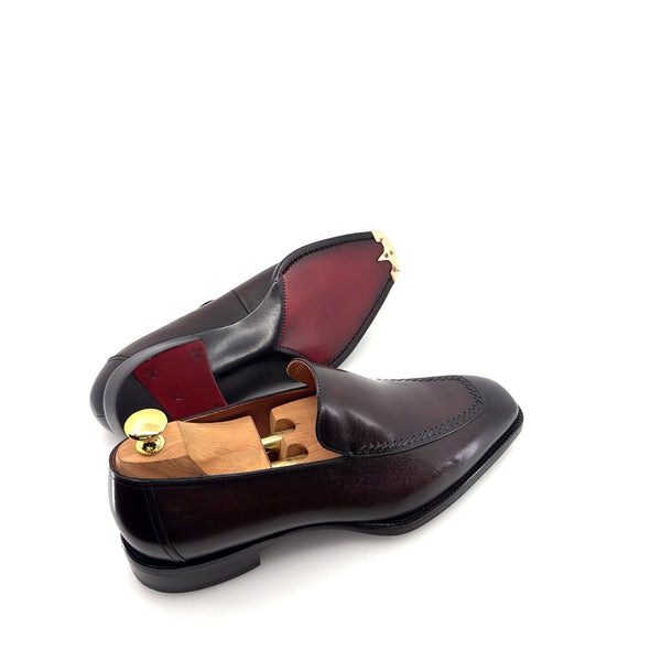 Maurice Leather Venetian Loafer - Brown