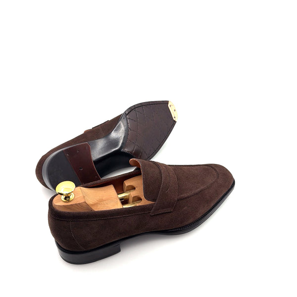 Maurice Suede Penny Loafer - Brown