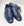 C Collection Deerskin Belt - Navy