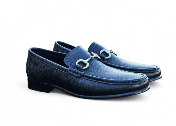 Carrucci Leather Loafer - Black