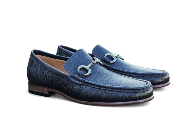 Carrucci Leather Loafer - Black