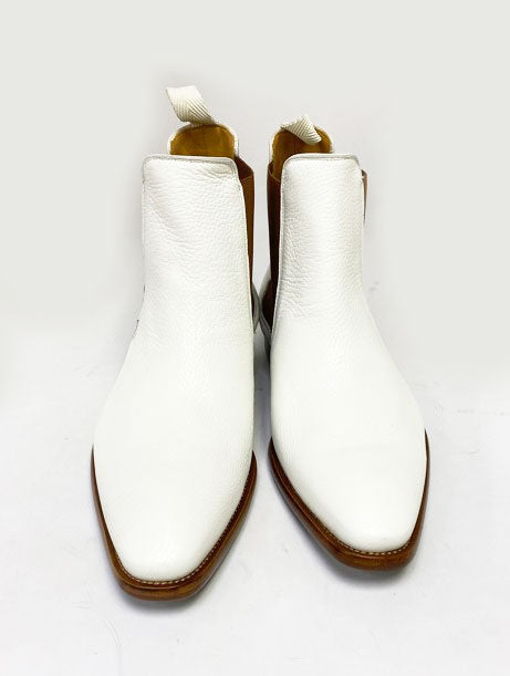 Mezlan Deerskin Boot - Bone