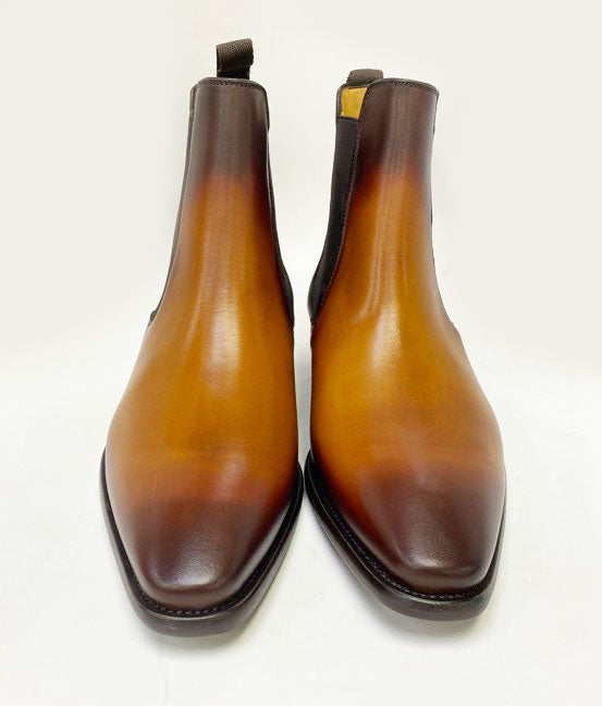 Mezlan Calfskin Boot - Cognac