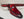 C Collection Leather/Velvet Belt - Red