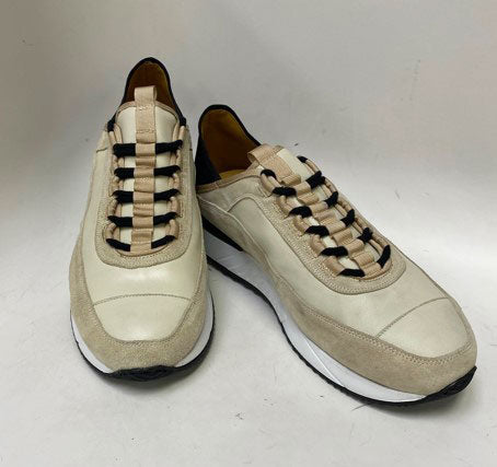 Mezlan Shoes Leather Sneaker - Bone/Multi