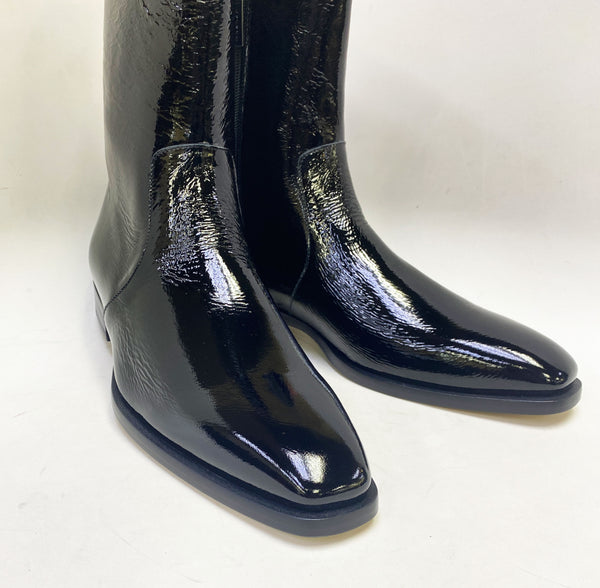 Mezlan Marquez Patent Boot - Black