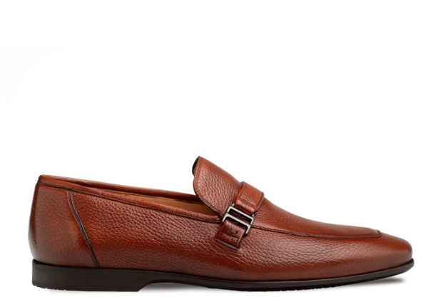 Mezlan Alarcón Deerskin Loafer - Cognac