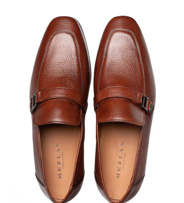 Mezlan Alarcón Deerskin Loafer - Cognac