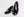 Maurice Patent Leather Bit Loafer - Black