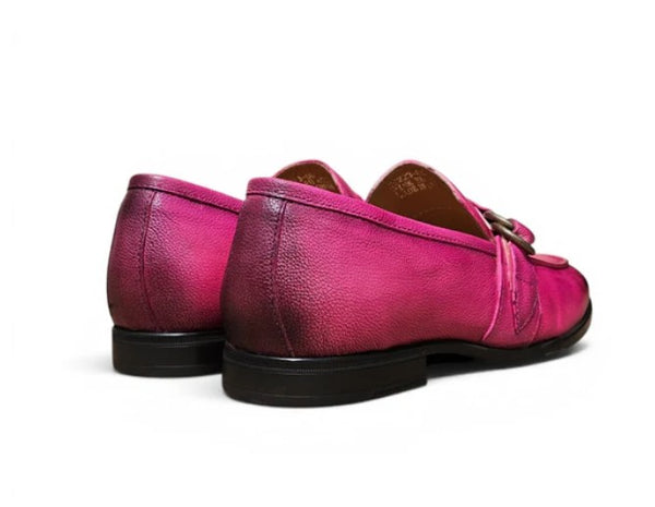 Carrucci Double D Leather Loafer - PInk