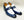 Maurice Calfskin Spectator Loafer - Navy/White