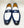 Maurice Calfskin Spectator Loafer - Navy/White