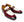 C&E Shoes Calfskin Penny Loafer - Red/White