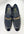 C&E Shoes Leather Fabric Loafer - Black