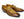 C&E Shoes Leather Fabric Loafer - Cognac