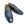 C&E Shoes Leather Fabric Loafer - Navy