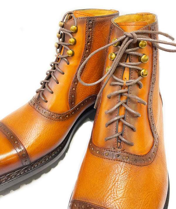 Ugo Vasare David Calfskin Boot - Tan
