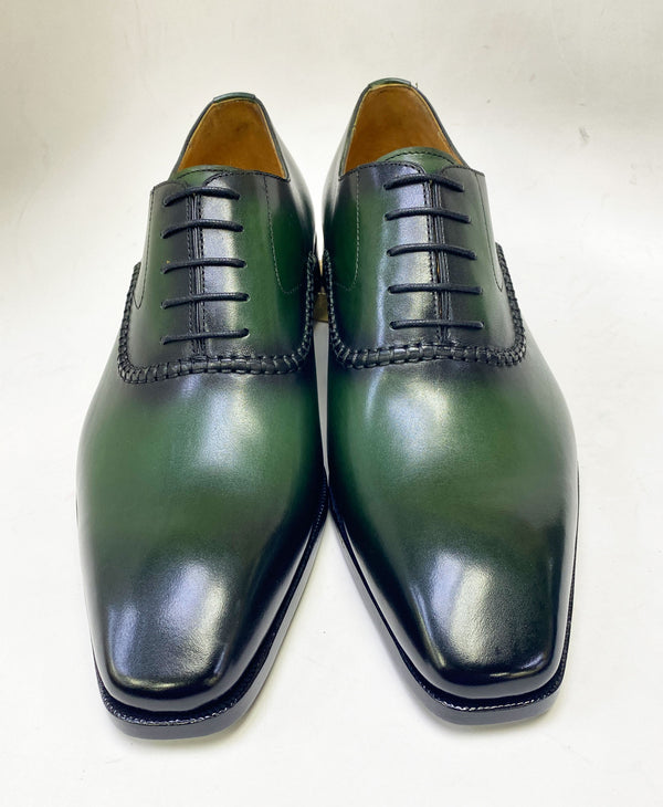 Ugo Vasare Leather Oxford - Green