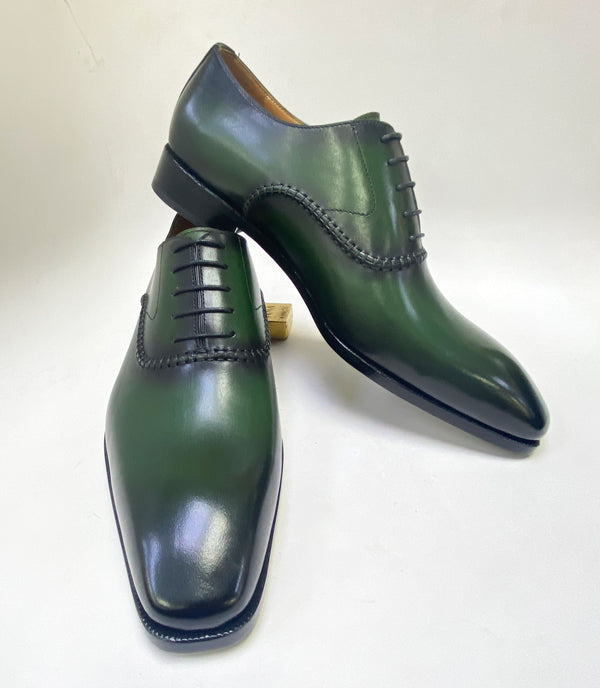 Ugo Vasare Leather Oxford - Green