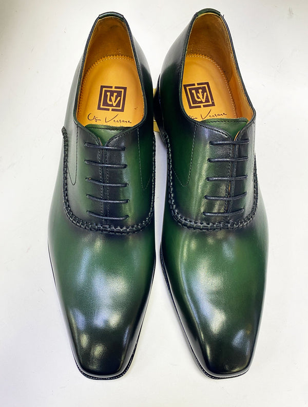 Ugo Vasare Leather Oxford - Green