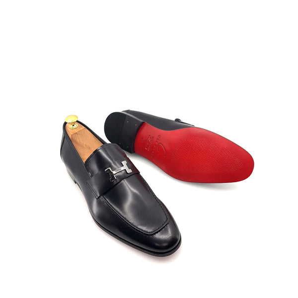C Collection Nappa Leather H Loafer - Black