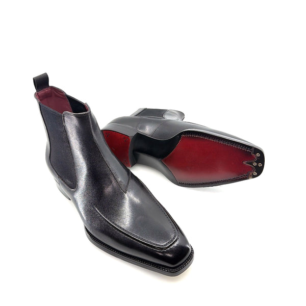 Maurice Leather Boot - Black