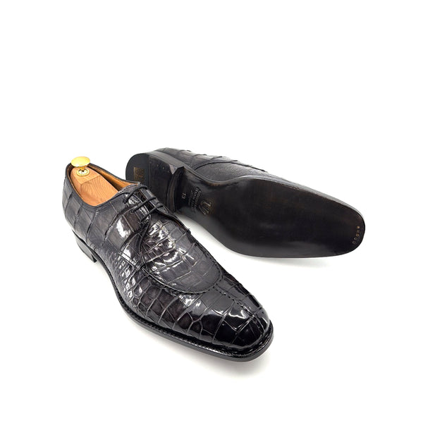 Ugo Vasare Jayden Alligator Shoe - Grey
