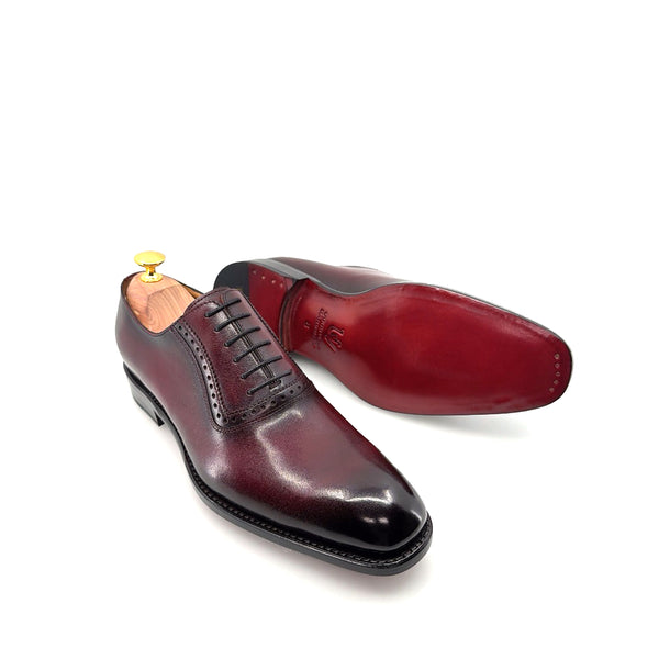 Ugo Vasare Calfskin Oxford - Burgundy