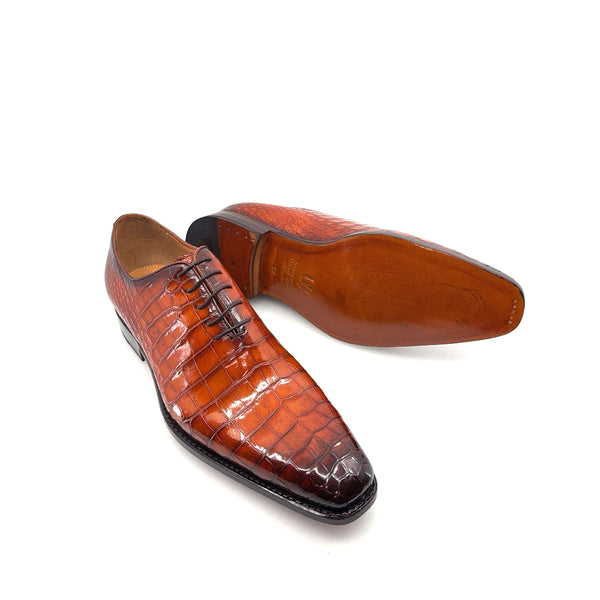 Ugo Vasare Alligator Oxford - Sport/Rust