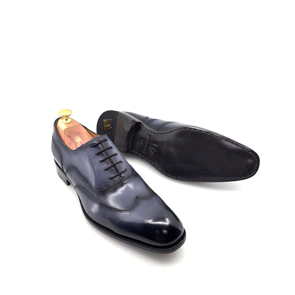 Ugo Vasare Leather Wingtip Oxford - Grey