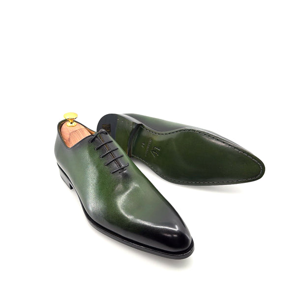 Ugo Vasare Leather Oxford - Green