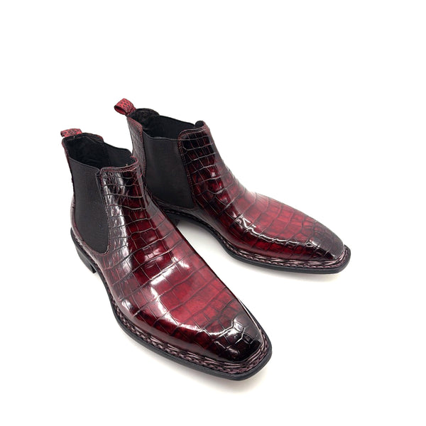 Maurice New York Custom Alligator Boot - Red