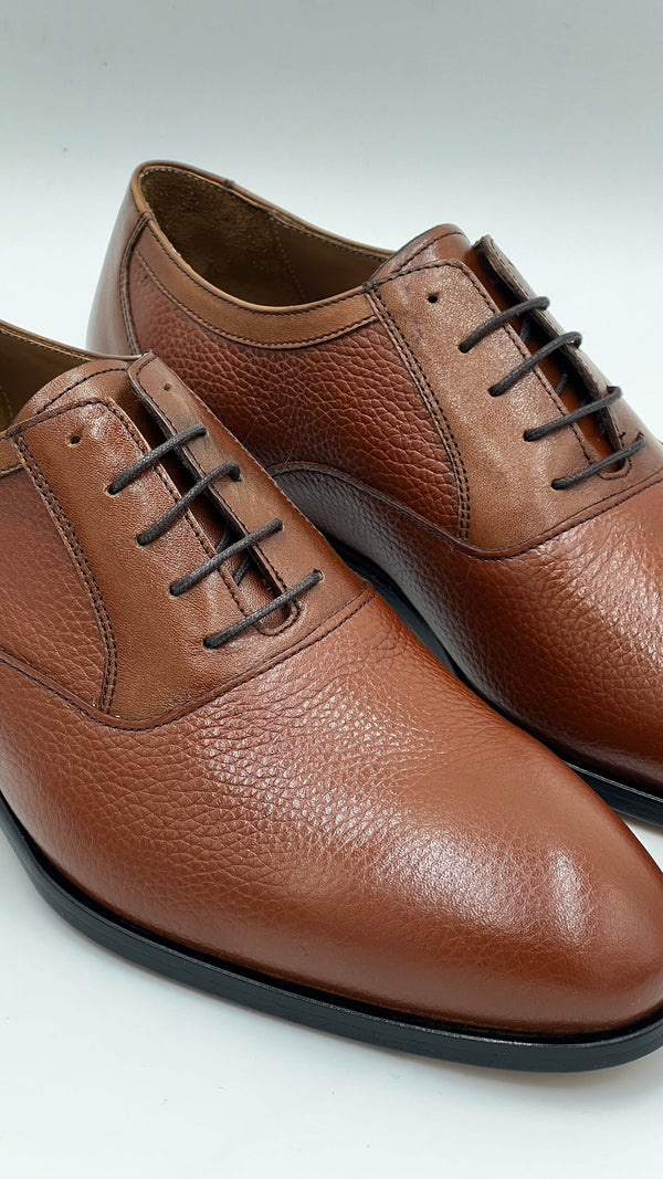 C Collection Nappa Leather Lace Up - Cognac