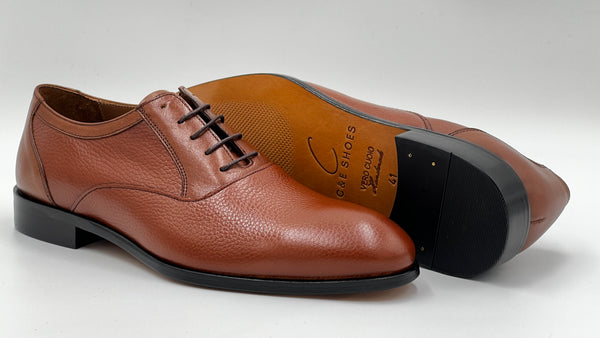 C Collection Nappa Leather Lace Up - Cognac