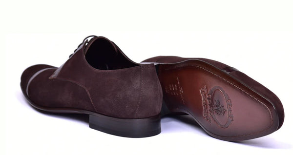 Corrente Suede Lizard Oxford - Brown