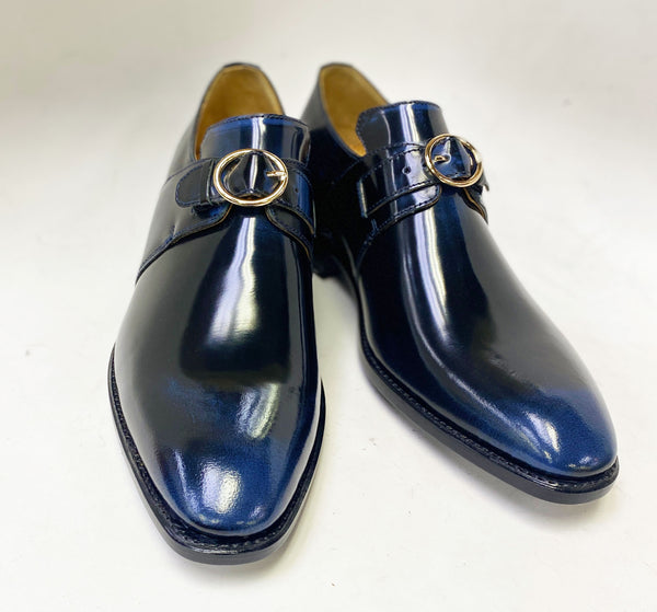 Ugo Vasare Patent Leather Slip-On - Blue