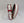 C Collection Deerskin Belt - Bone/Red