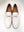 C Collection Deerskin Loafer - Bone/Red