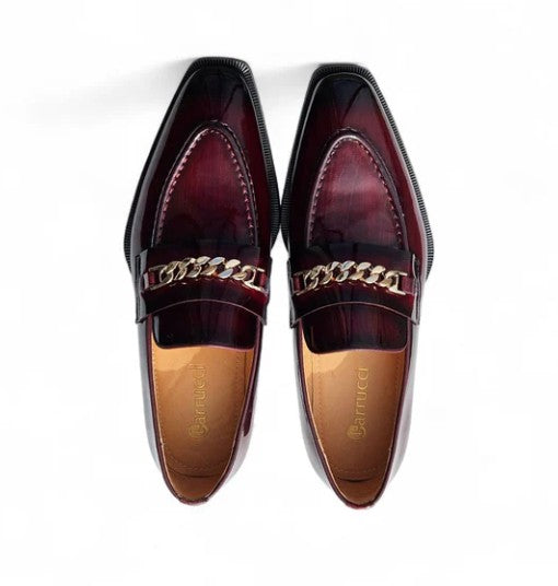 Carrucci Amber Patent Loafer - Burgundy