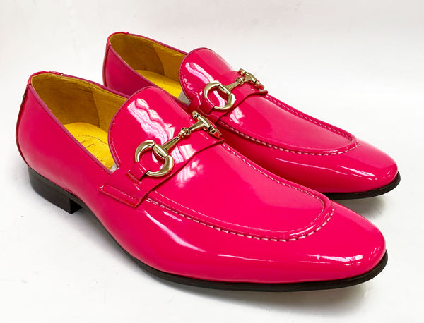 Maurice Patent Leather Belt - Fuchsia