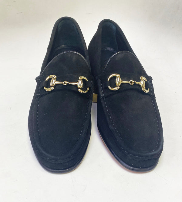 C Collection Suede Loafer - Black